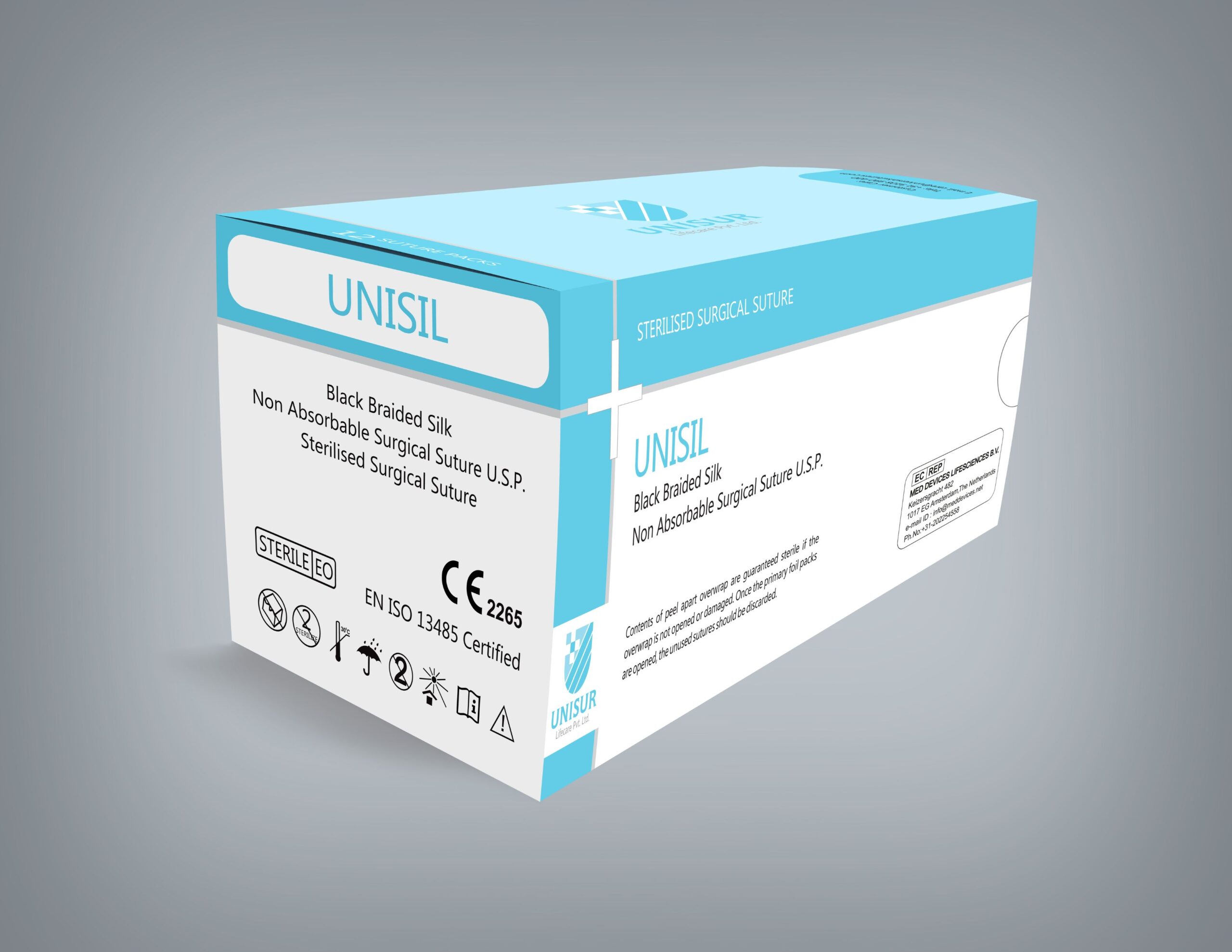 Black Braided Silk Suture - Sutures