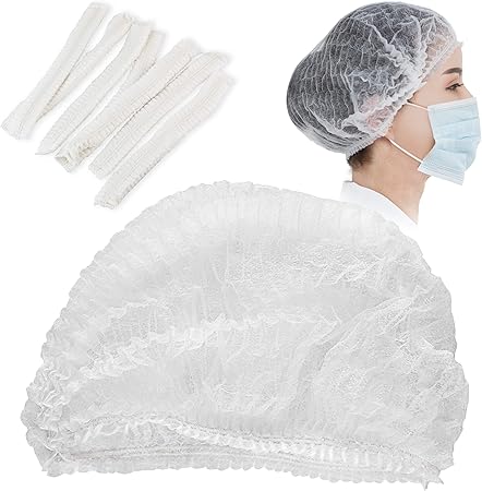 White Hair Nets - Personal Protective Equipment (PPEs)
